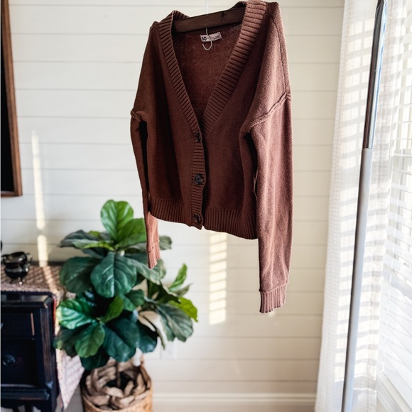 SO Women's Brown Cardigan Sweater - Picture 3 of 11